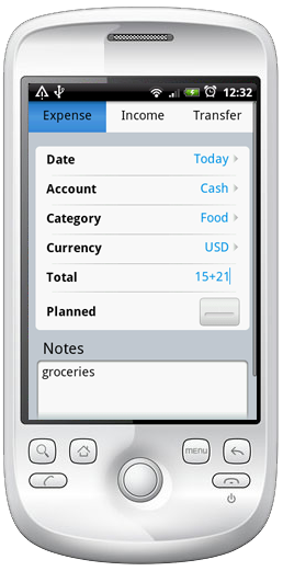 Homemoney Android Screen4
